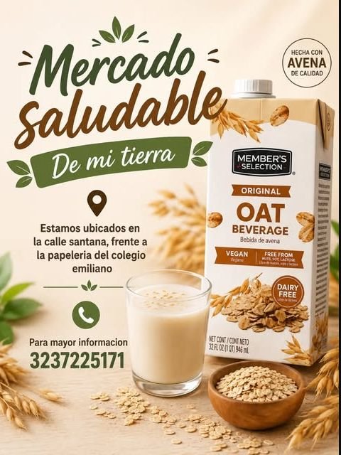 Bebida de avena Member's Selection