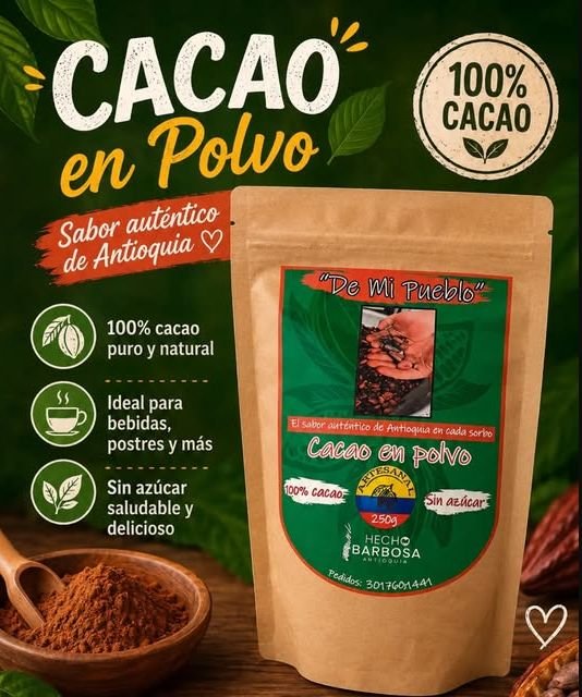 Cacao en polvo De Mi Pueblo