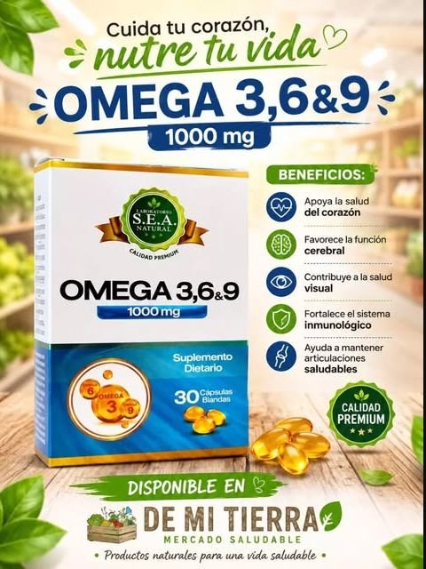 Omega 3, 6 y 9 de Laboratorio S.E.A. Natural