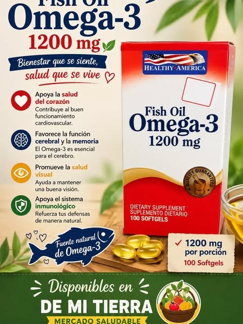 Fish Oil Omega 3 Healthy America
