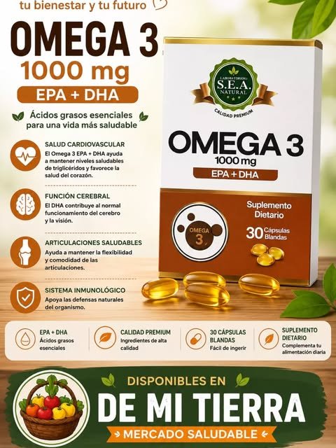 Omega 3 EPA más DHA de Laboratorio S.E.A. Natural